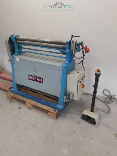 3-roll bending machine Akyapak 1030x56x1 plate roller