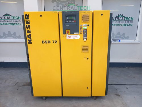 Kaeser BSD 72 csavarkompresszor 7m3/perc, 37kW, 7.5bar